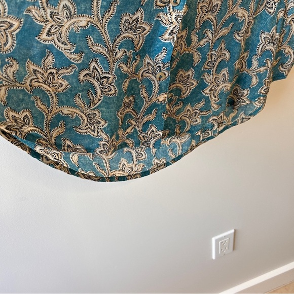 Anthropologie Pilcro Leilani Button Front Shirt Tunic Top Women’s Size Medium - Picture 5 of 15